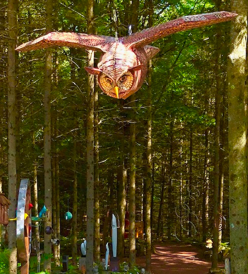 Entrance Path to Edgewood Orchard Outdoor Art Gallery